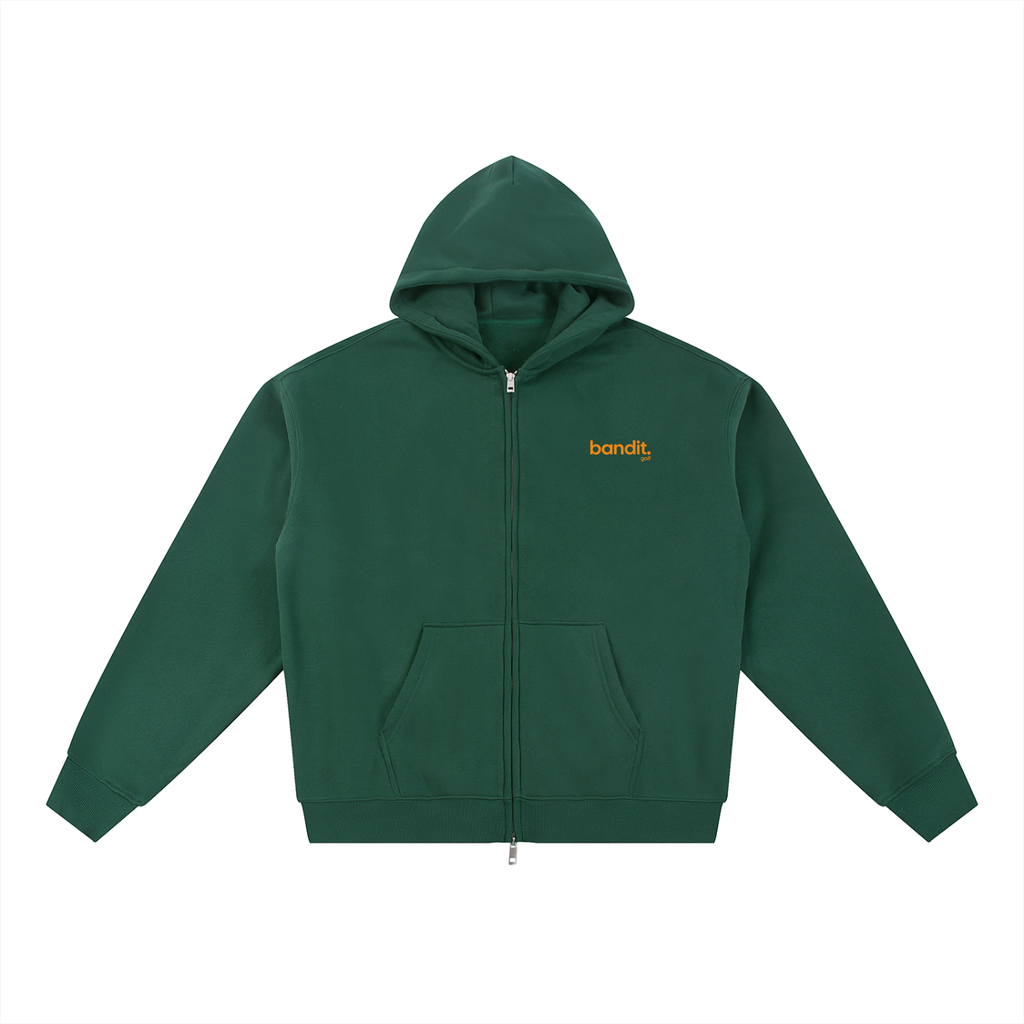 Lucky Fleeced Double Zip Golf Hoodie - Hoodie - Eden Green