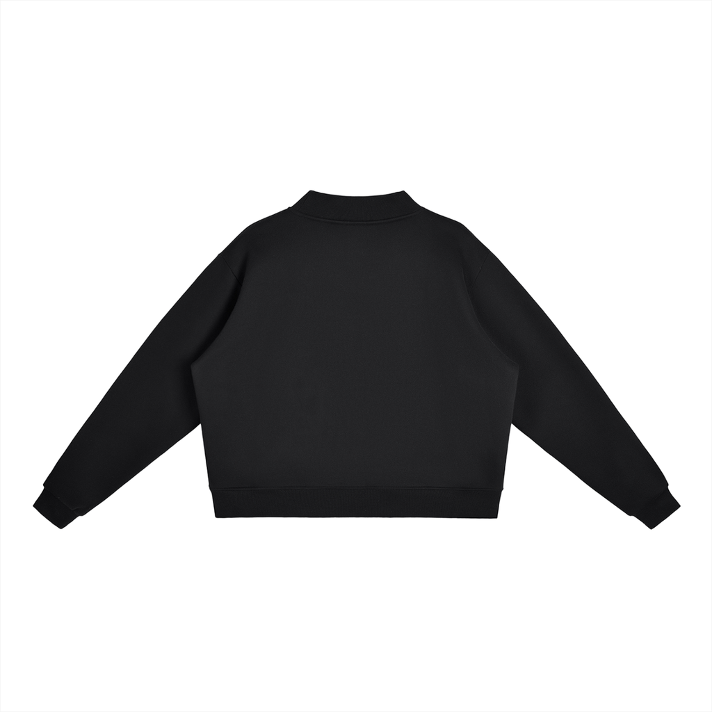 Women’s Fleece Mock-Neck Bandit Sweatshirt - Sweatshirt -