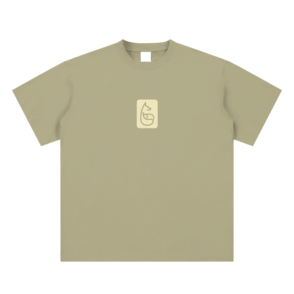 Bandit Sueded Cotton T-Shirt - T-Shirt - Gray Coffee