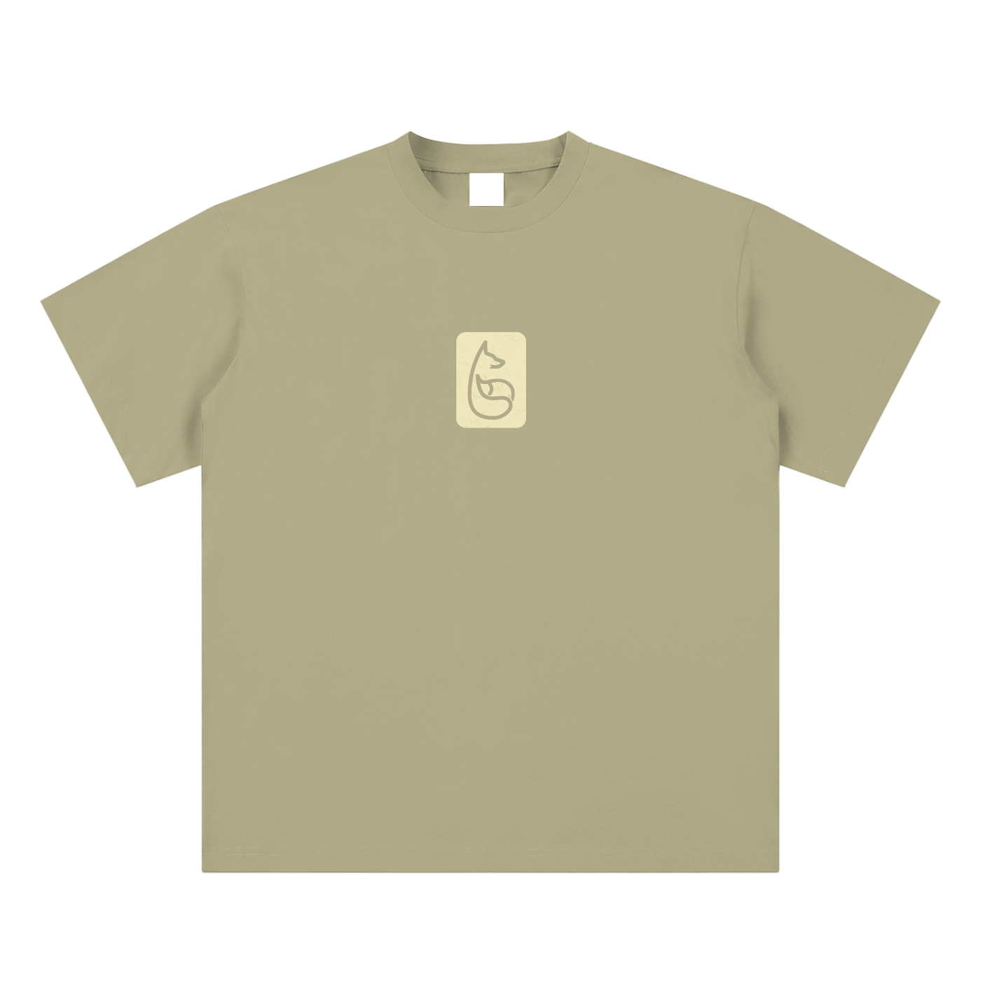 Bandit Sueded Cotton T-Shirt - T-Shirt - Gray Coffee