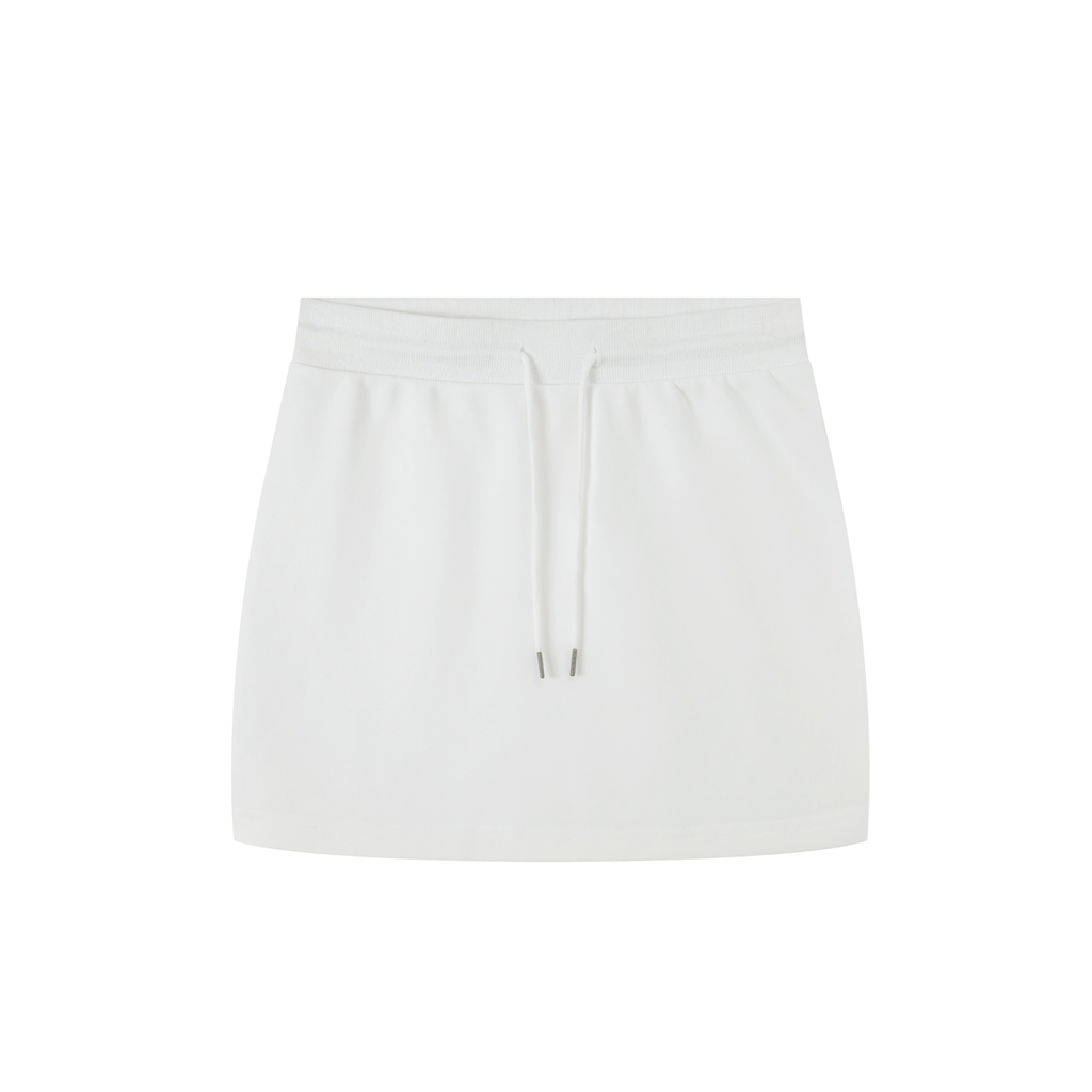 Essential Drawstring Skirt - Skirt - White
