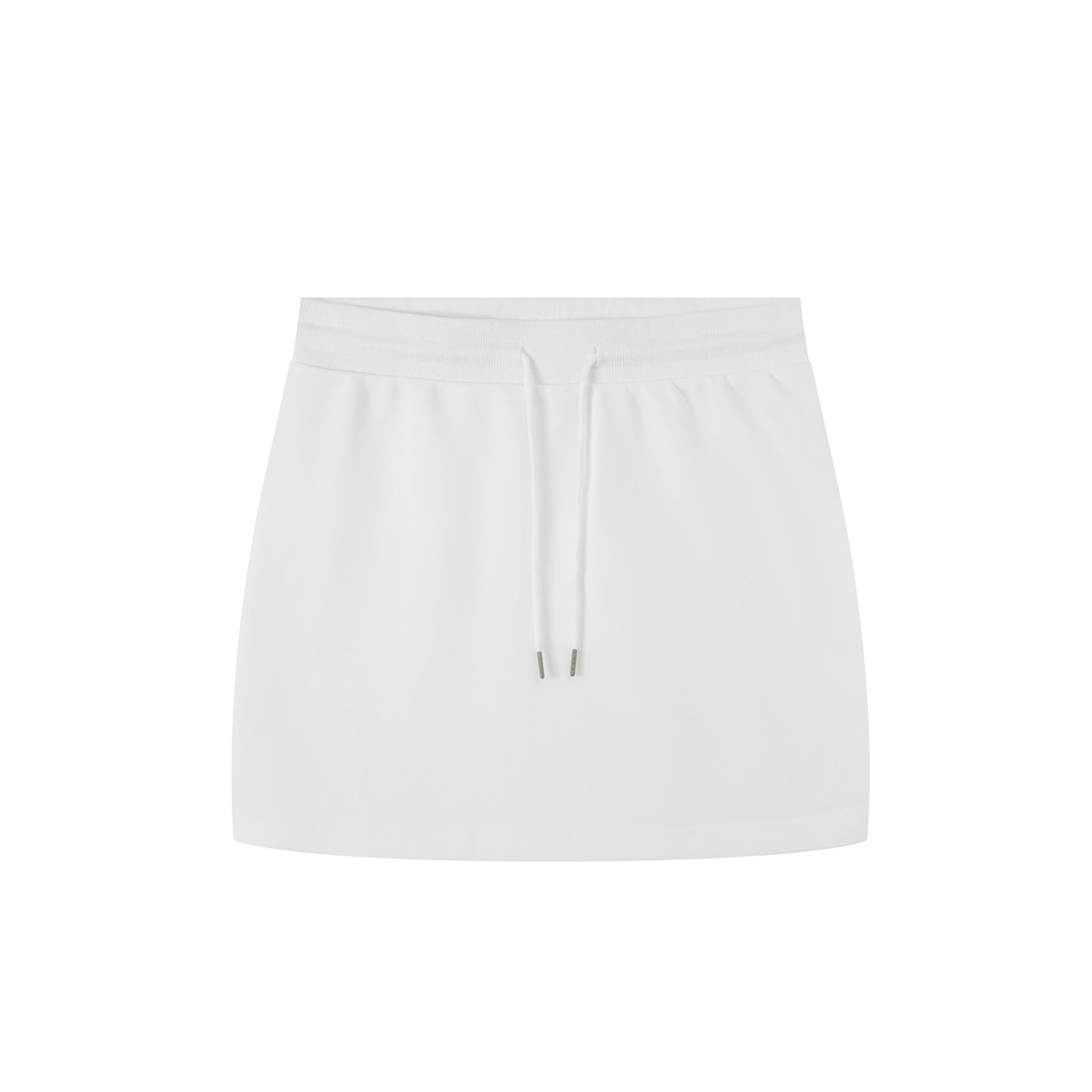 Essential Drawstring Skirt - Skirt - White