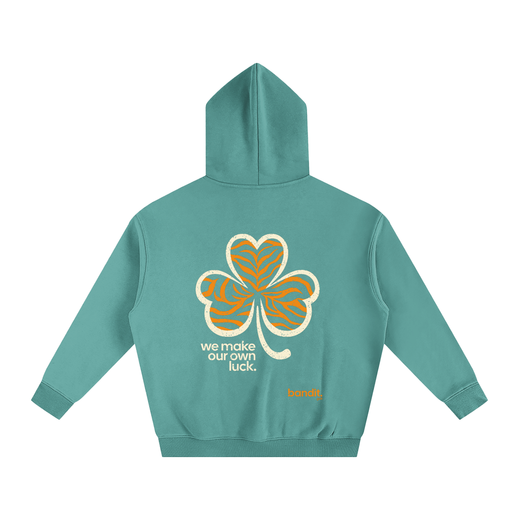 Oversized Fleeced Lucky Golf Hoodie - Hoodie -
