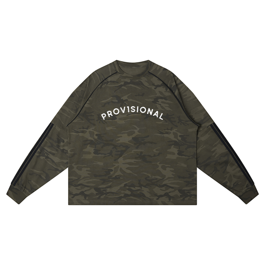 Prov1sional Oversized Camo Long Sleeve - Long Sleeve -