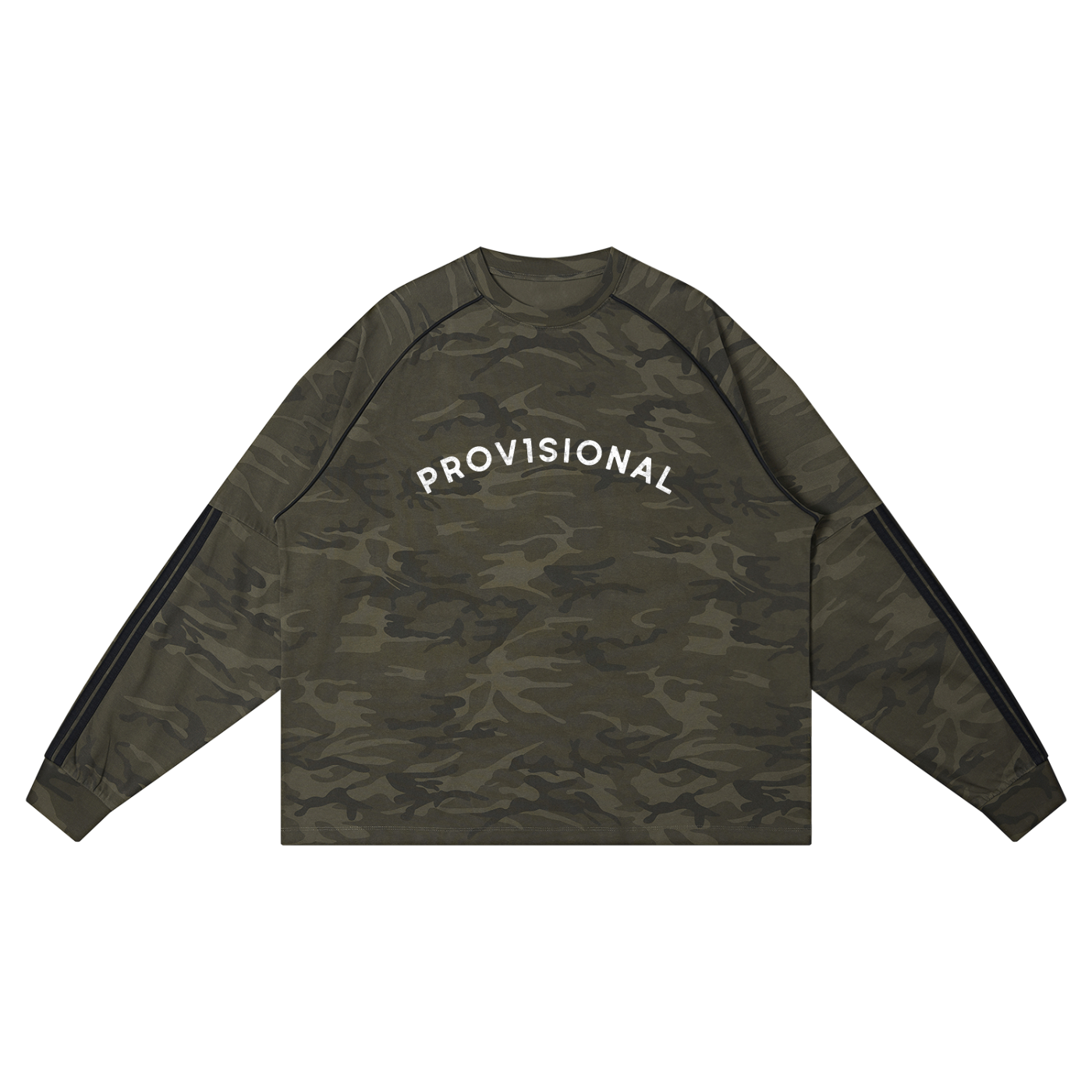 Prov1sional Oversized Camo Long Sleeve - Long Sleeve -