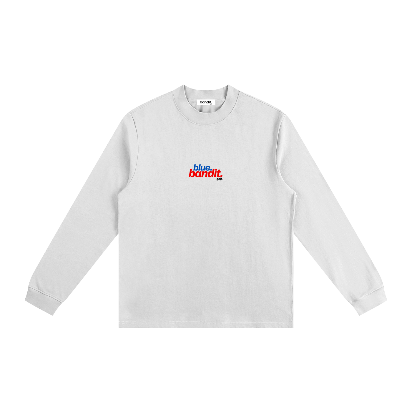 Birdie Magnet Mock Neck Sweatshirt - Sweatshirt - White