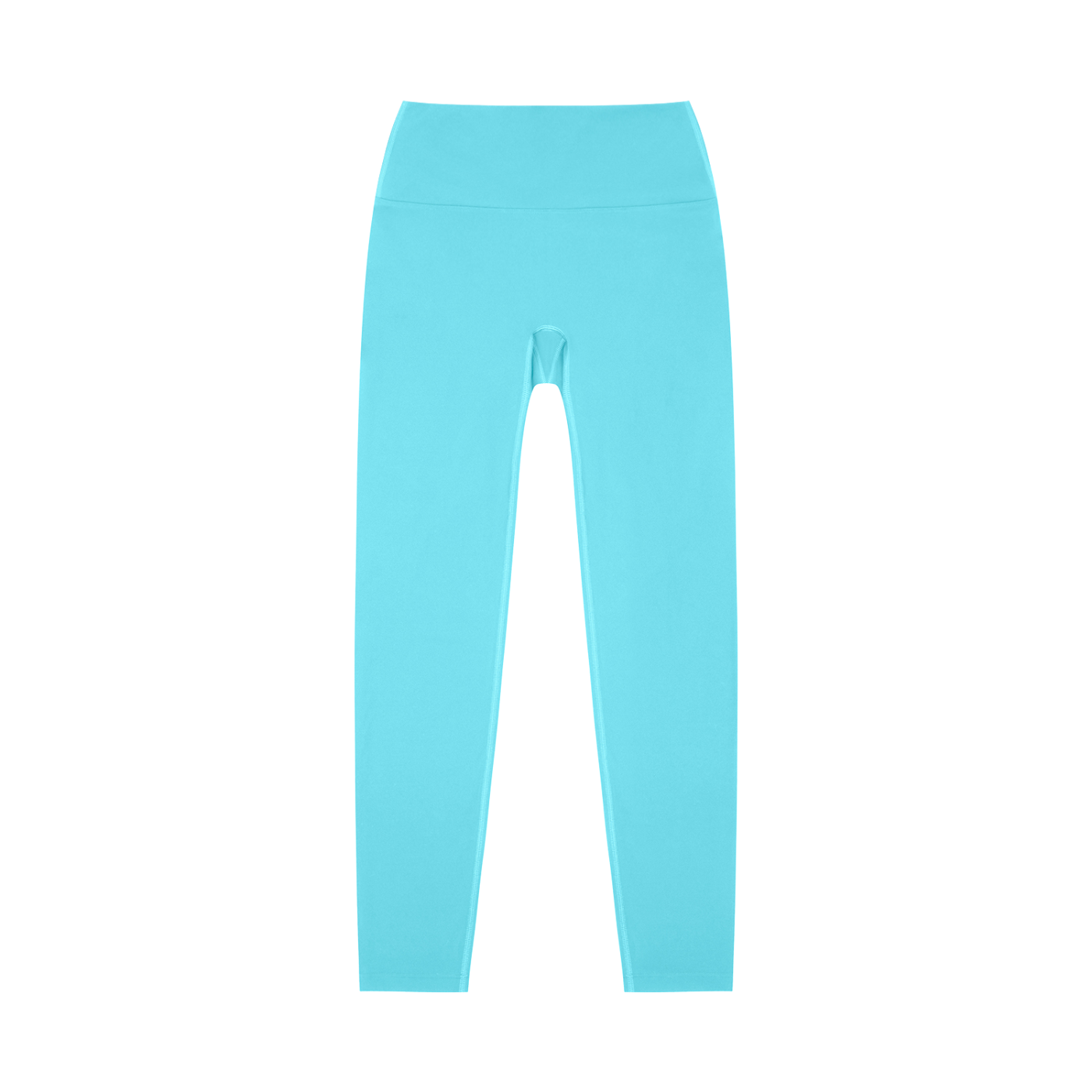 High-Waisted Blue Bandit Golf Leggings - Leggings - Lake Blue