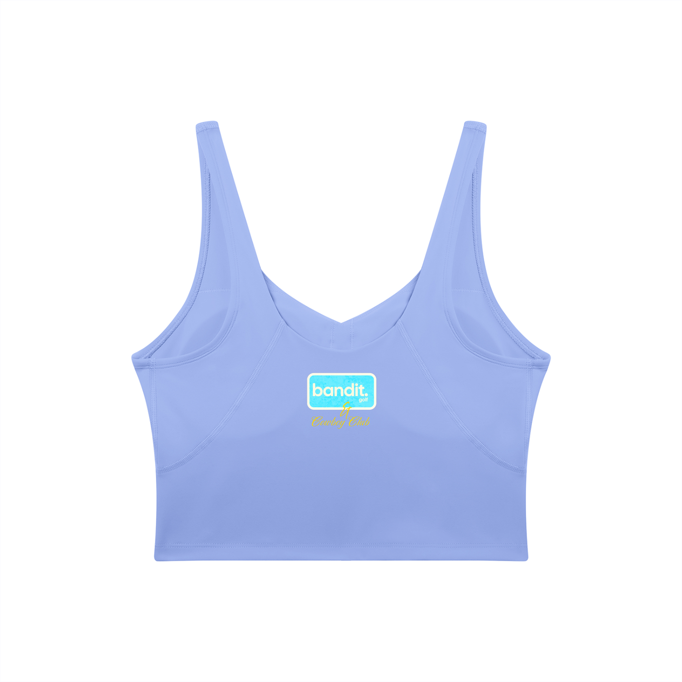 Women's V-Neck Bandit Golf & Cowboy Club Sports Bra - Sports Bra -