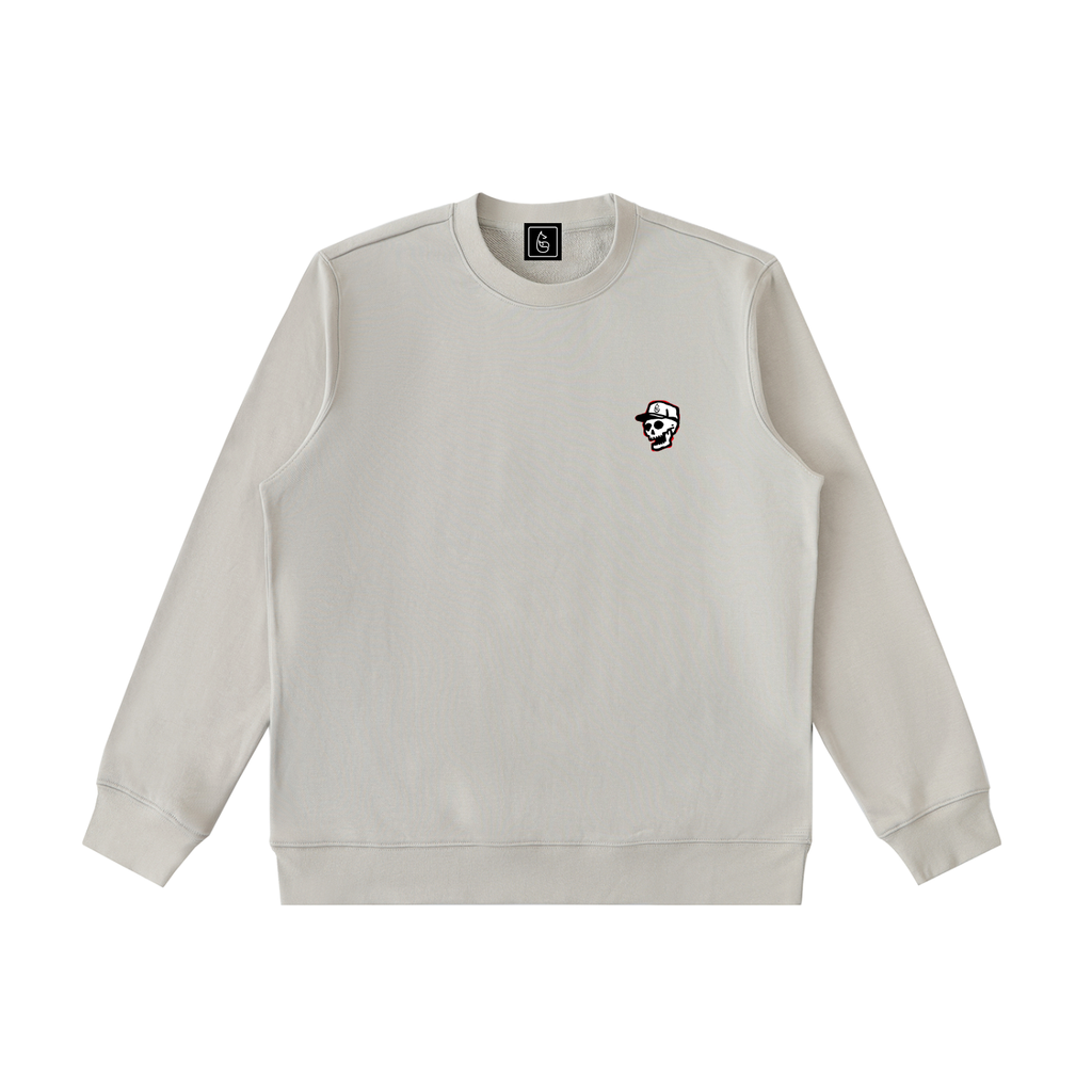 Skullmaster 2000 Crewneck Sweatshirt - Sweatshirt - Light Gray