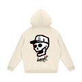 Skullmaster 2000 Fleeced Golf Hoodie - Hoodie - Cream Apricot
