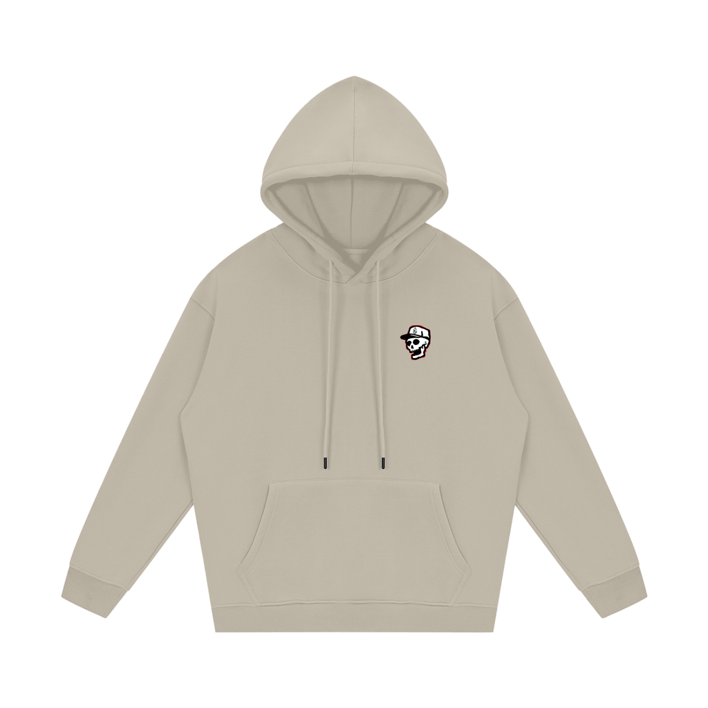 Skullmaster 2000 Fleeced Golf Hoodie - Hoodie - Gray Apricot
