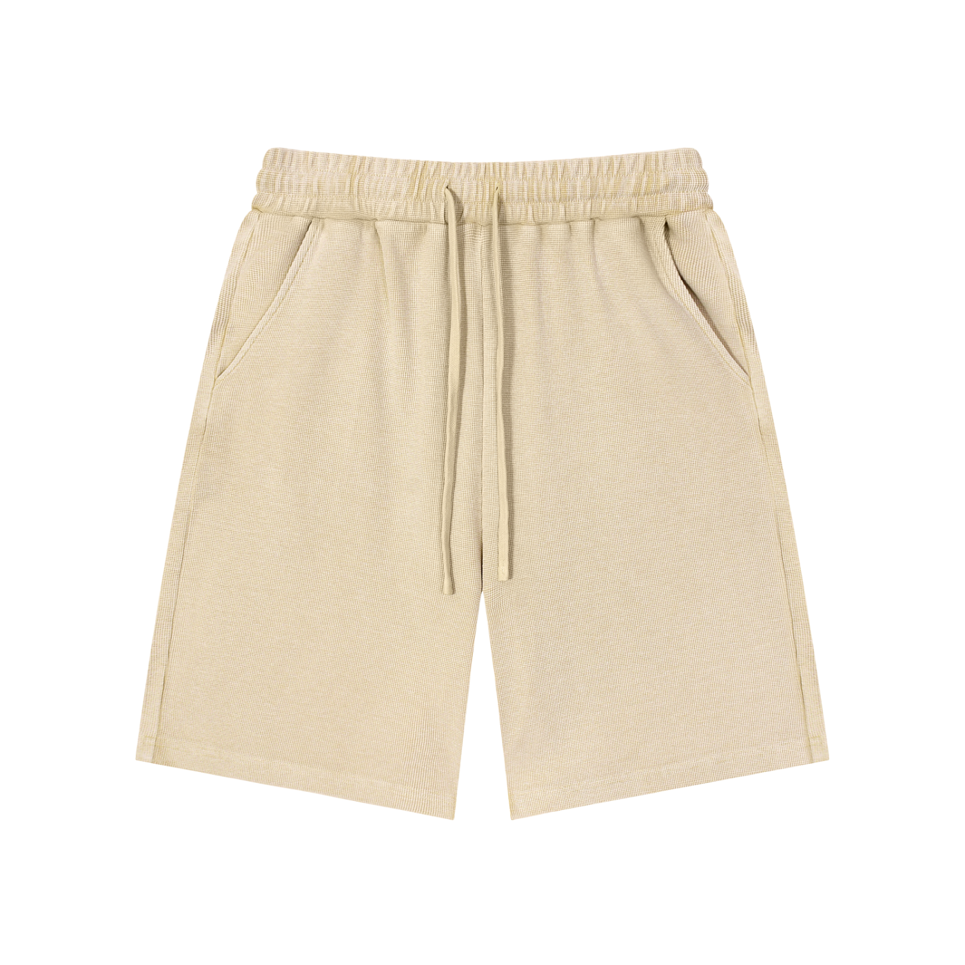 Practice Session Waffle Knit Shorts - Shorts - Light Apricot