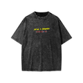 Death to Snowmen Snow Washed Young Bandits T-Shirt - T-Shirt - Black