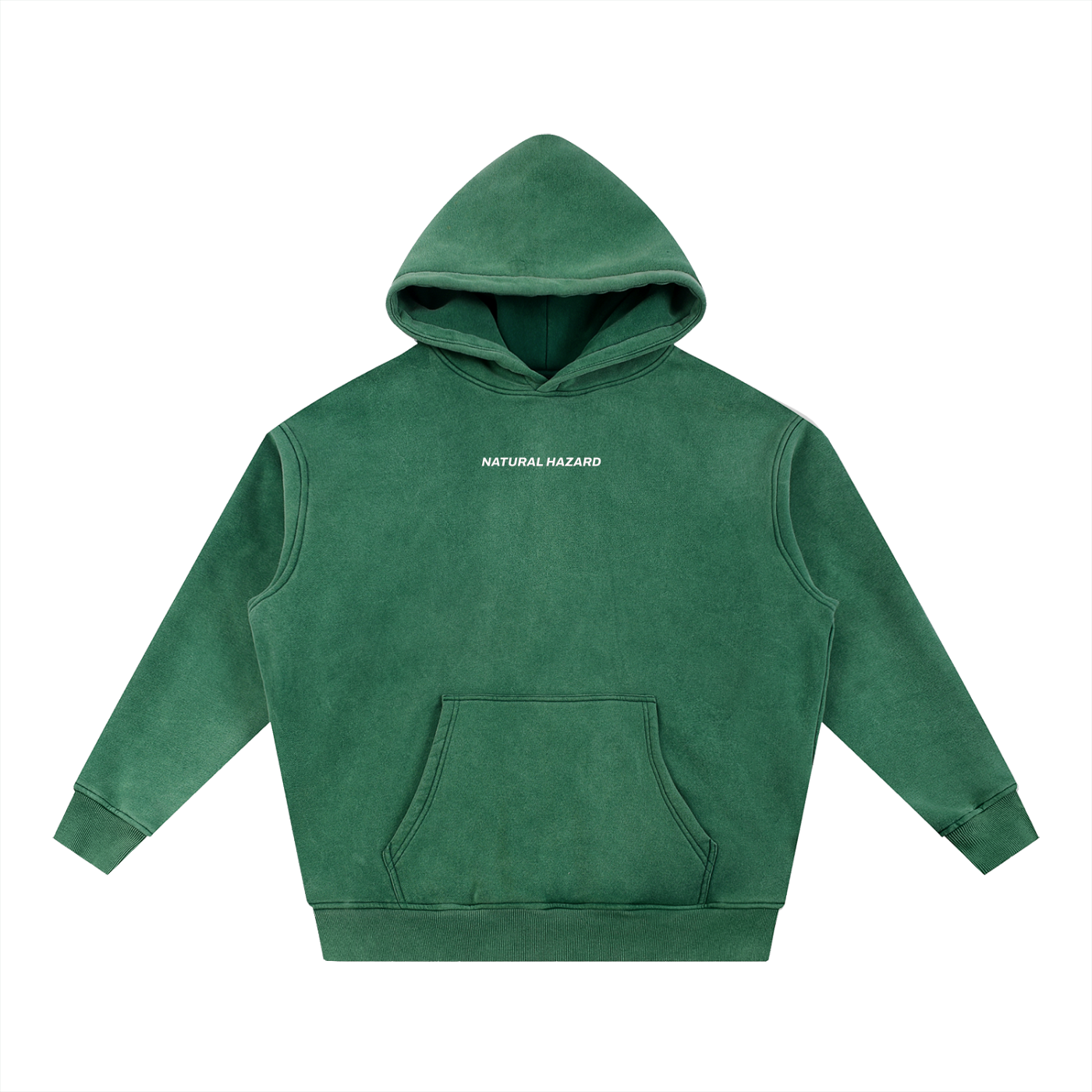 Natural Hazard Vintage Style Hoodie - Hoodie - Dark Green