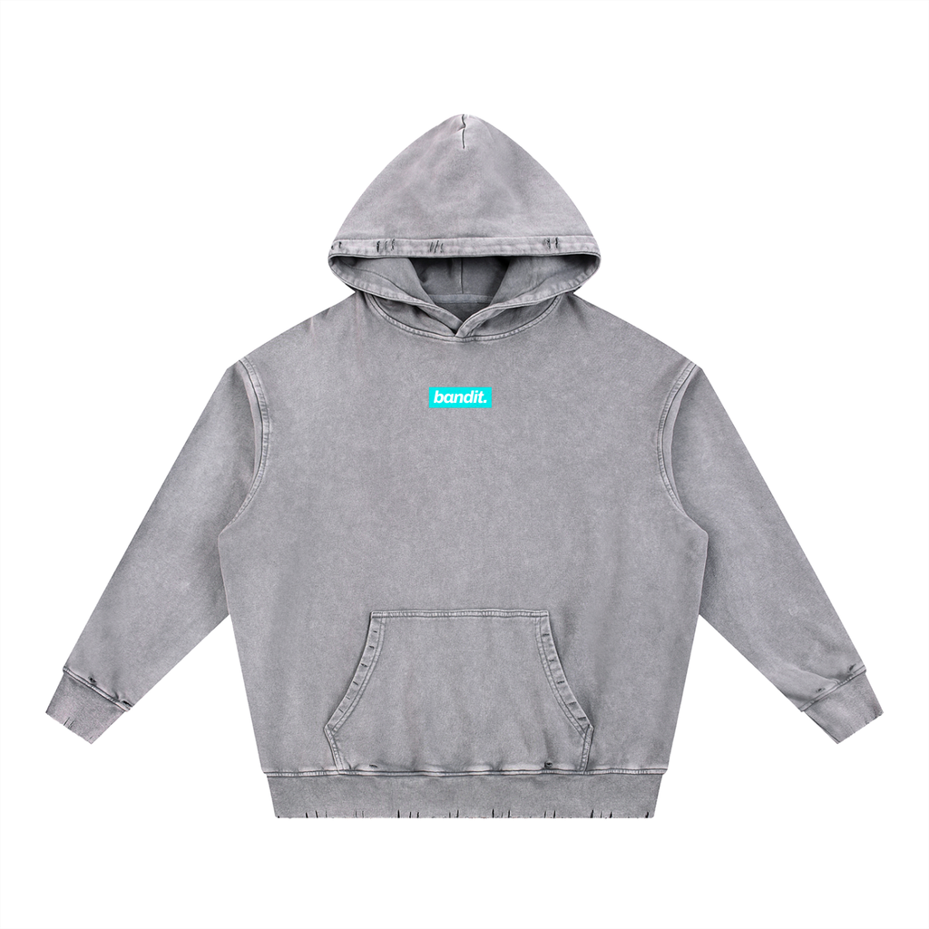 Dead in the Jaws Heavyweight Golf Hoodie - Hoodie - Light Gray