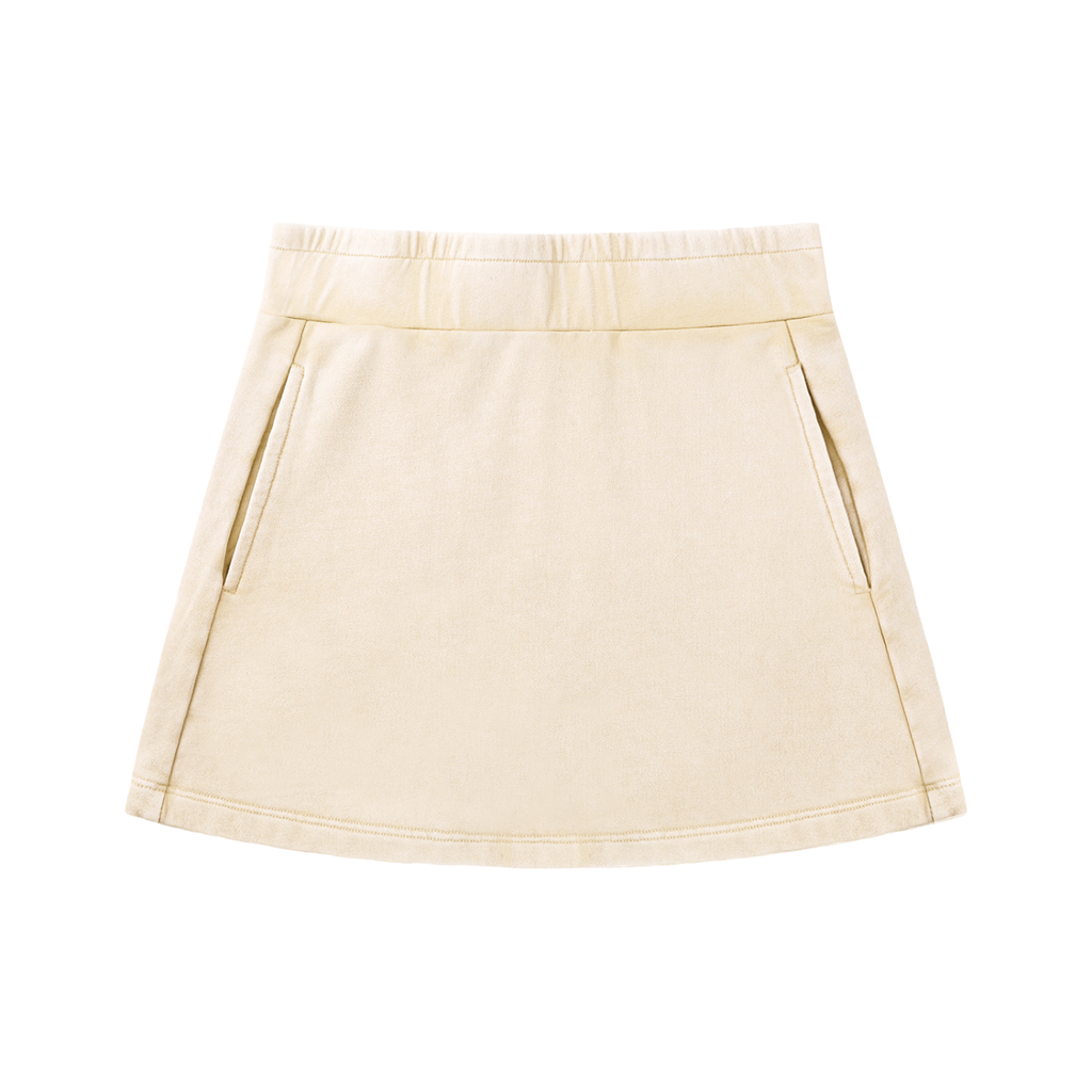 Women's Mineral Wash Golf Skirt - Skirt - Light Apricot