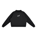Women’s Fleece Mock-Neck Bandit Sweatshirt - Sweatshirt - Black