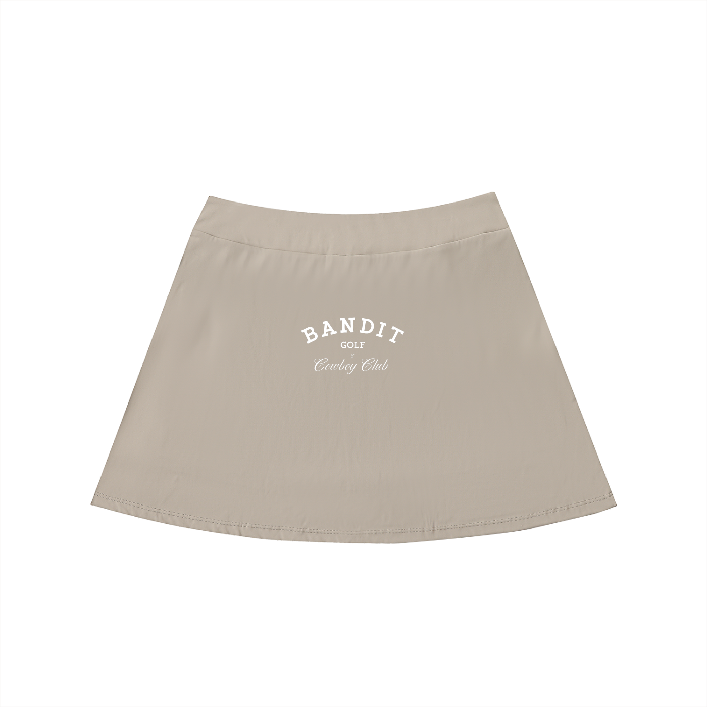 High-Waist Pocketed Cowboy Club Golf Skirt