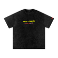 Death to Snowmen Snow Washed T-Shirt - T-Shirt - Black