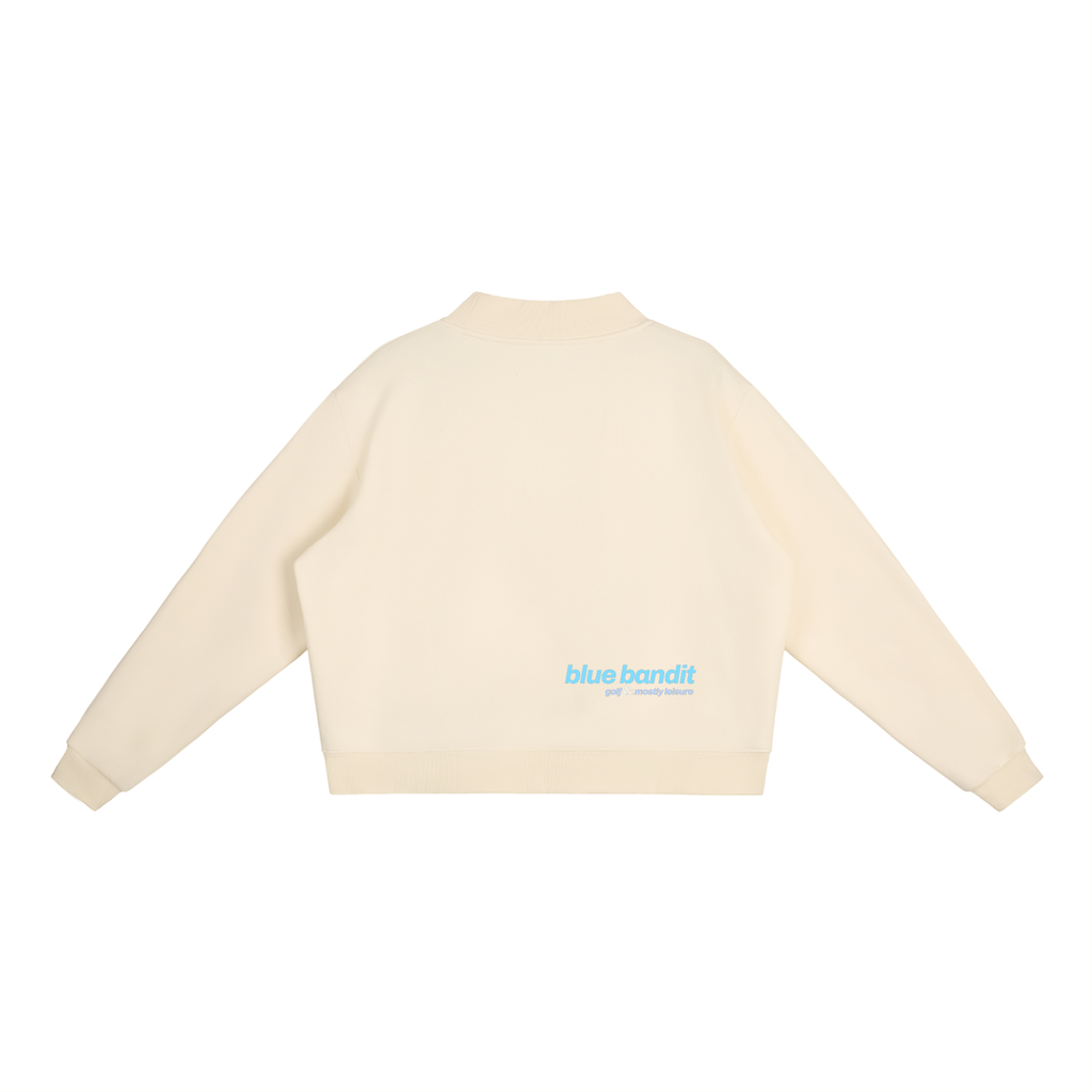 Forever Sunday Fleece Mock-Neck Sweatshirt - Sweatshirt -
