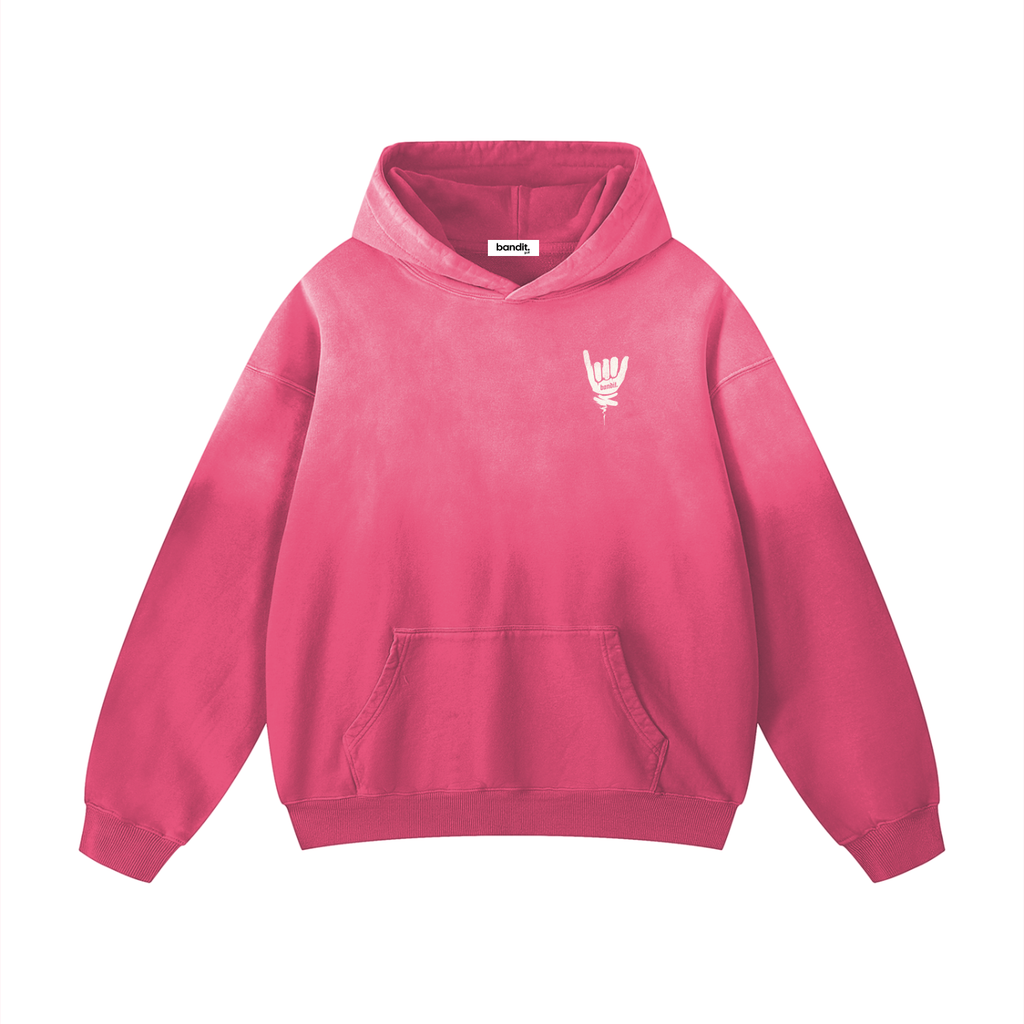 Swing Easy Heavyweight Sunfade Golf Hoodie - Hoodie - Pink