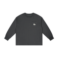 Kid's Caddie Long Sleeve Pocket Tee - Long Sleeve - Dark Gray