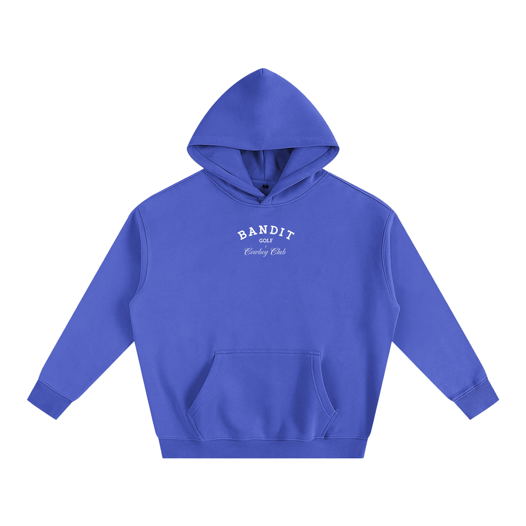 Golf & Cowboy Club Fleeced Hoodie - Hoodie - Klein Blue