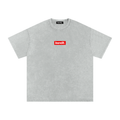 Fore Right Snow Washed Relaxed Cotton Tee - T-Shirt - Light Gray