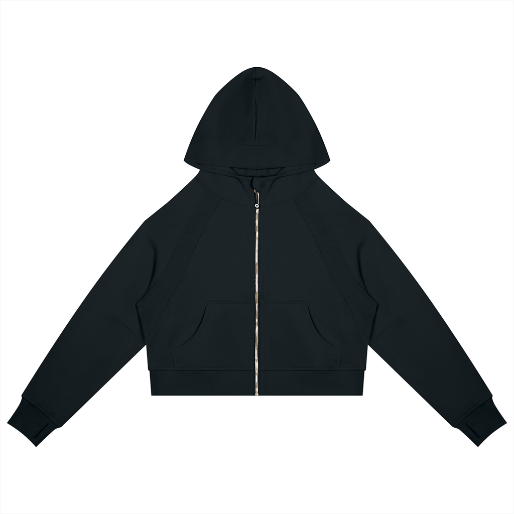 Athletic Cropped bb Hoodie - Hoodie -