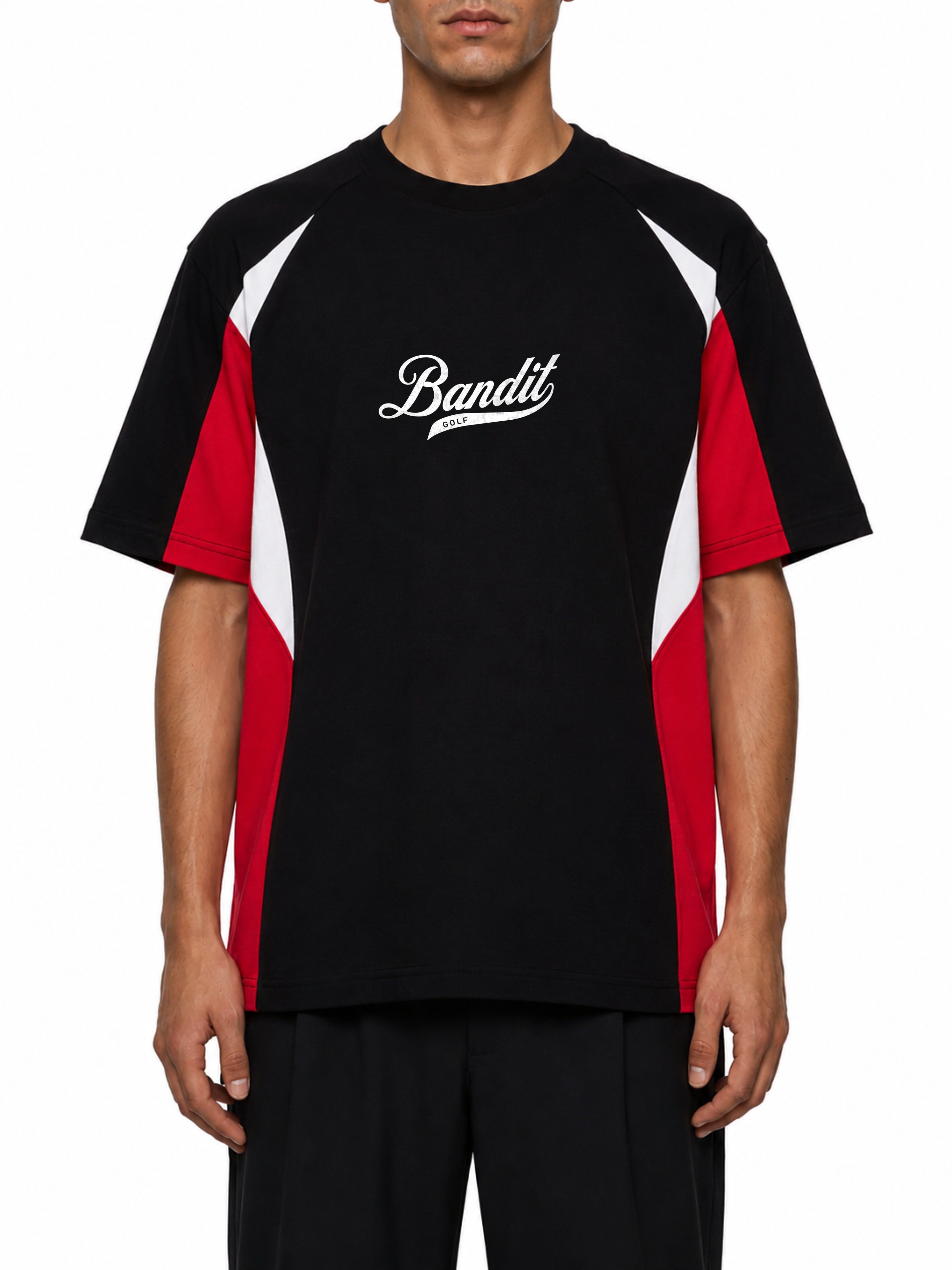 Elite Color Blocked Bandit Golf Tee - T-Shirt -