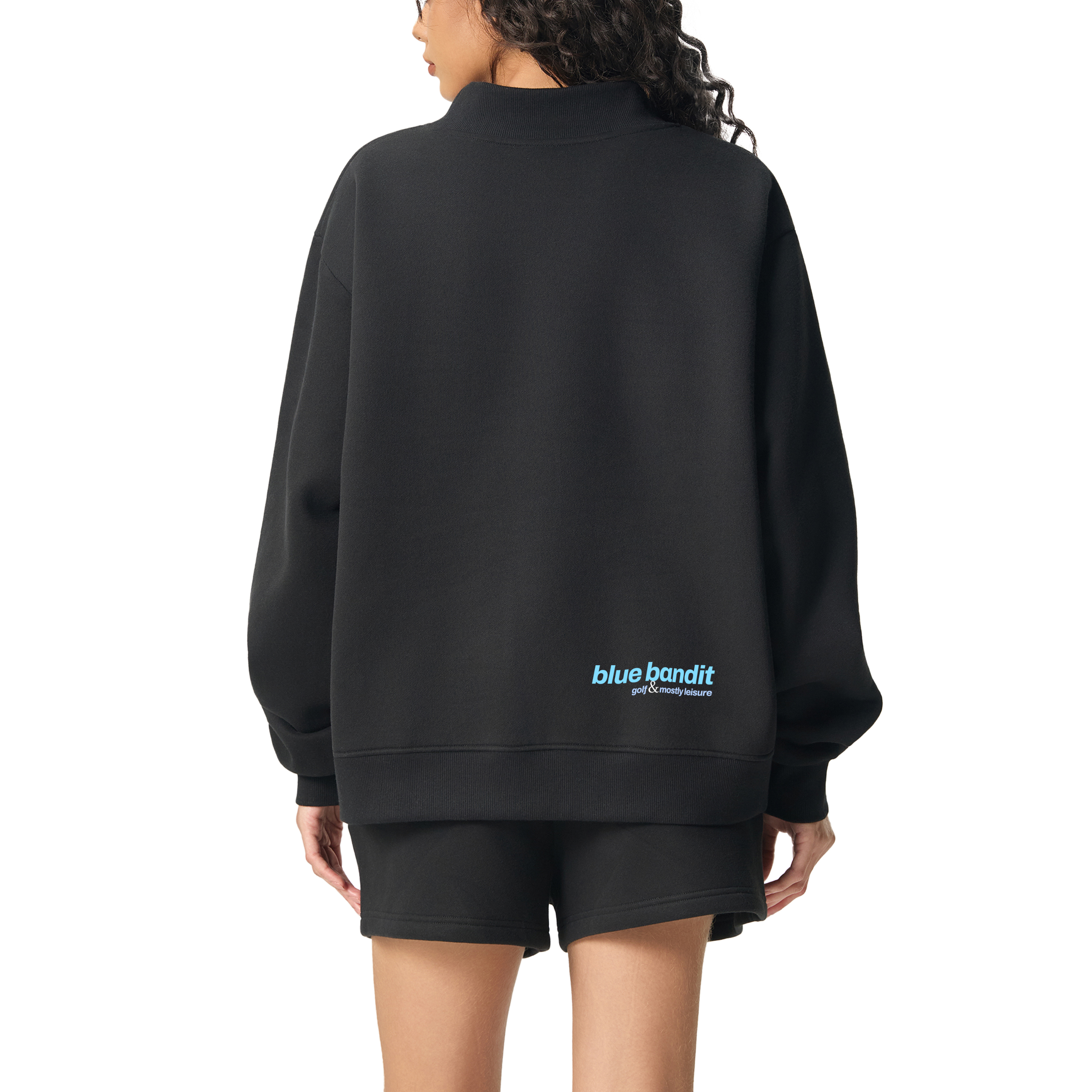 Forever Sunday Fleece Mock-Neck Sweatshirt - Sweatshirt -