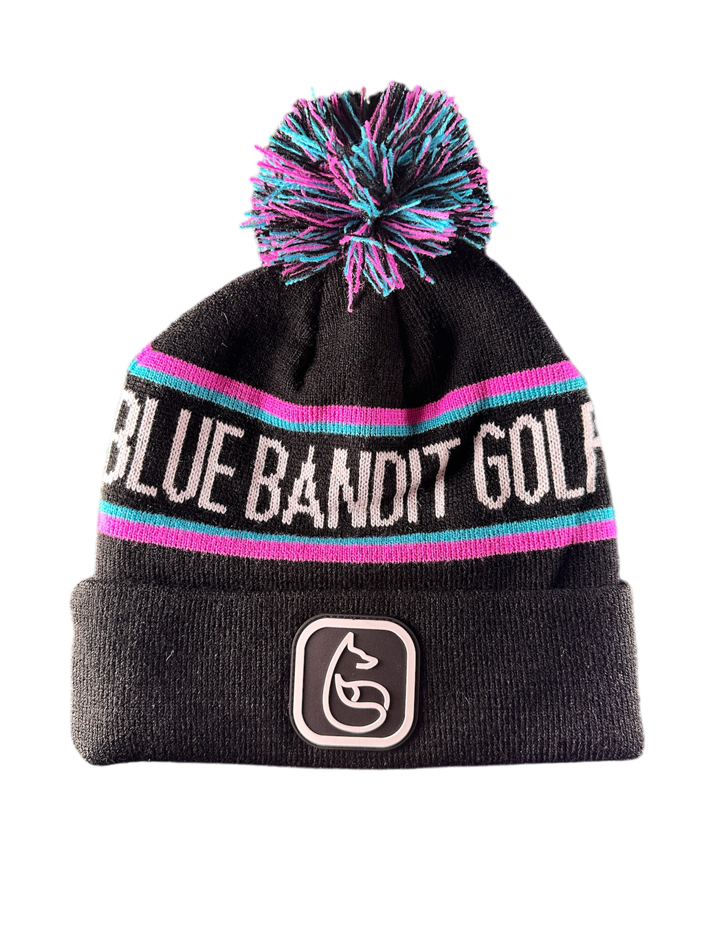 Blue Bandit Premium Pom Beanie - -