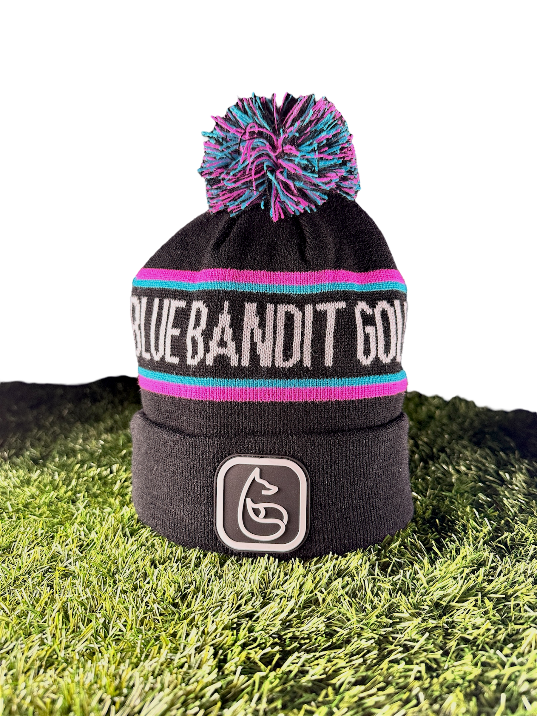 Blue Bandit Premium Pom Beanie