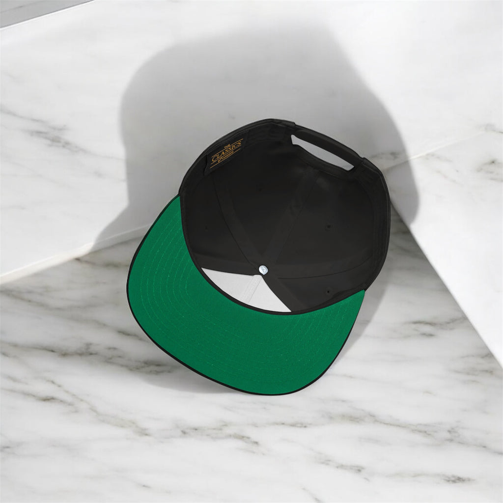 Heritage Flat Bill Snapback - -