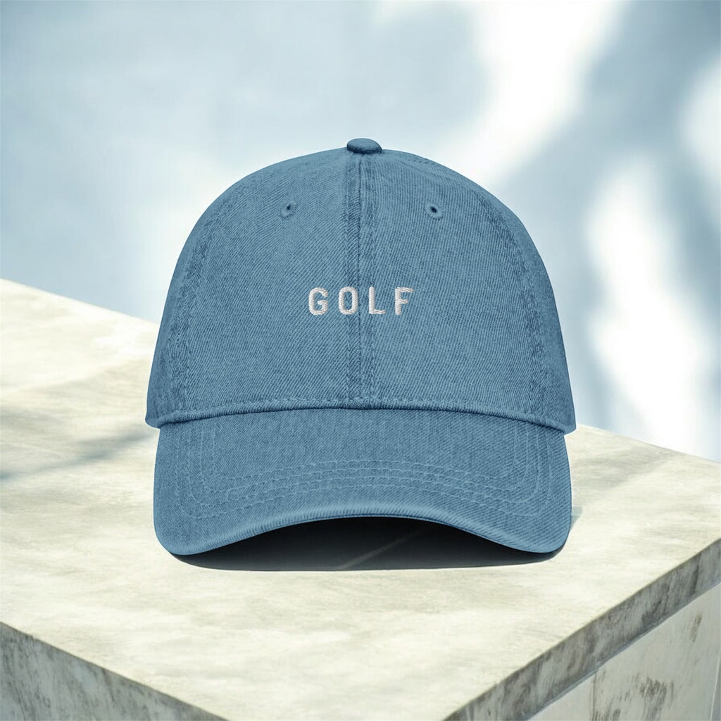Denim GOLF Hat - Headwear -