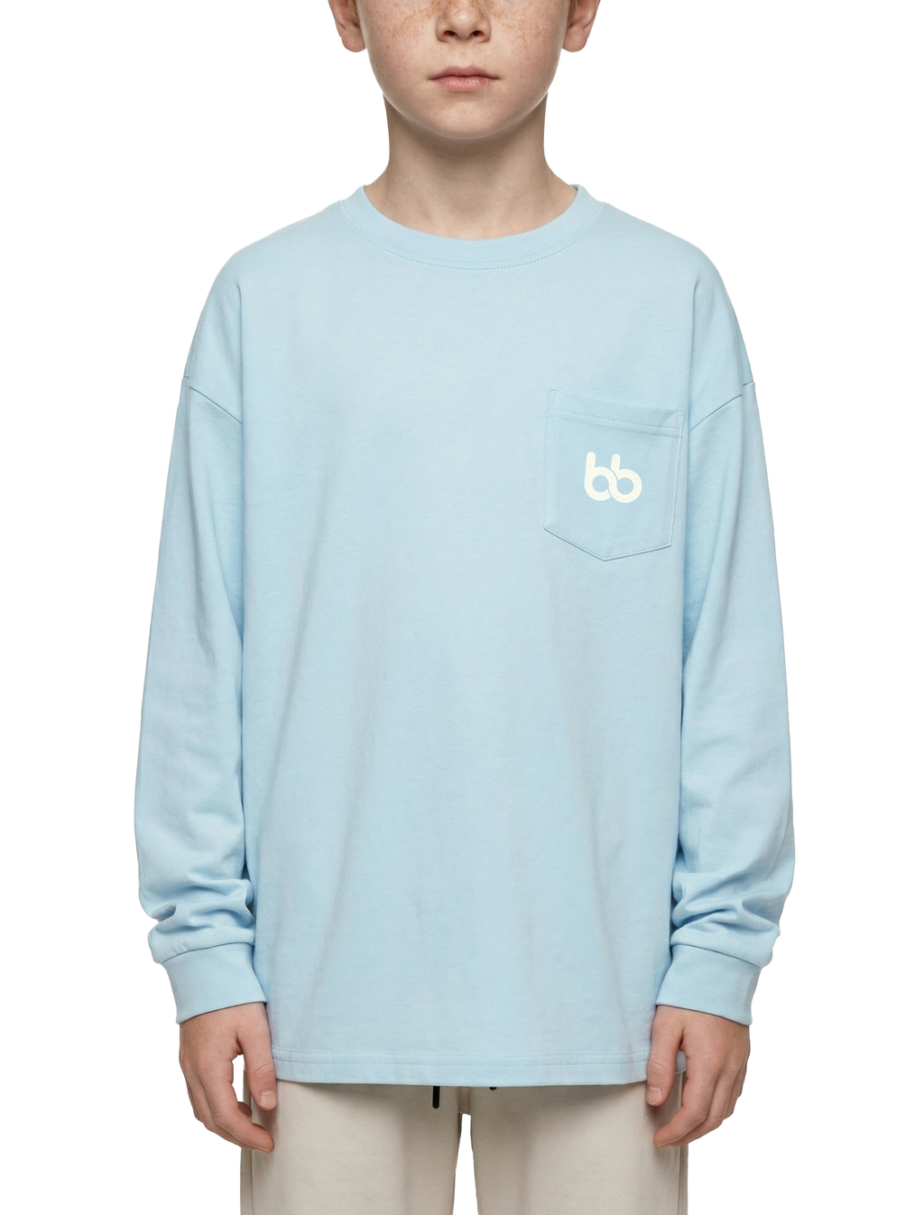 Kid's Caddie Long Sleeve Pocket Tee - Long Sleeve -