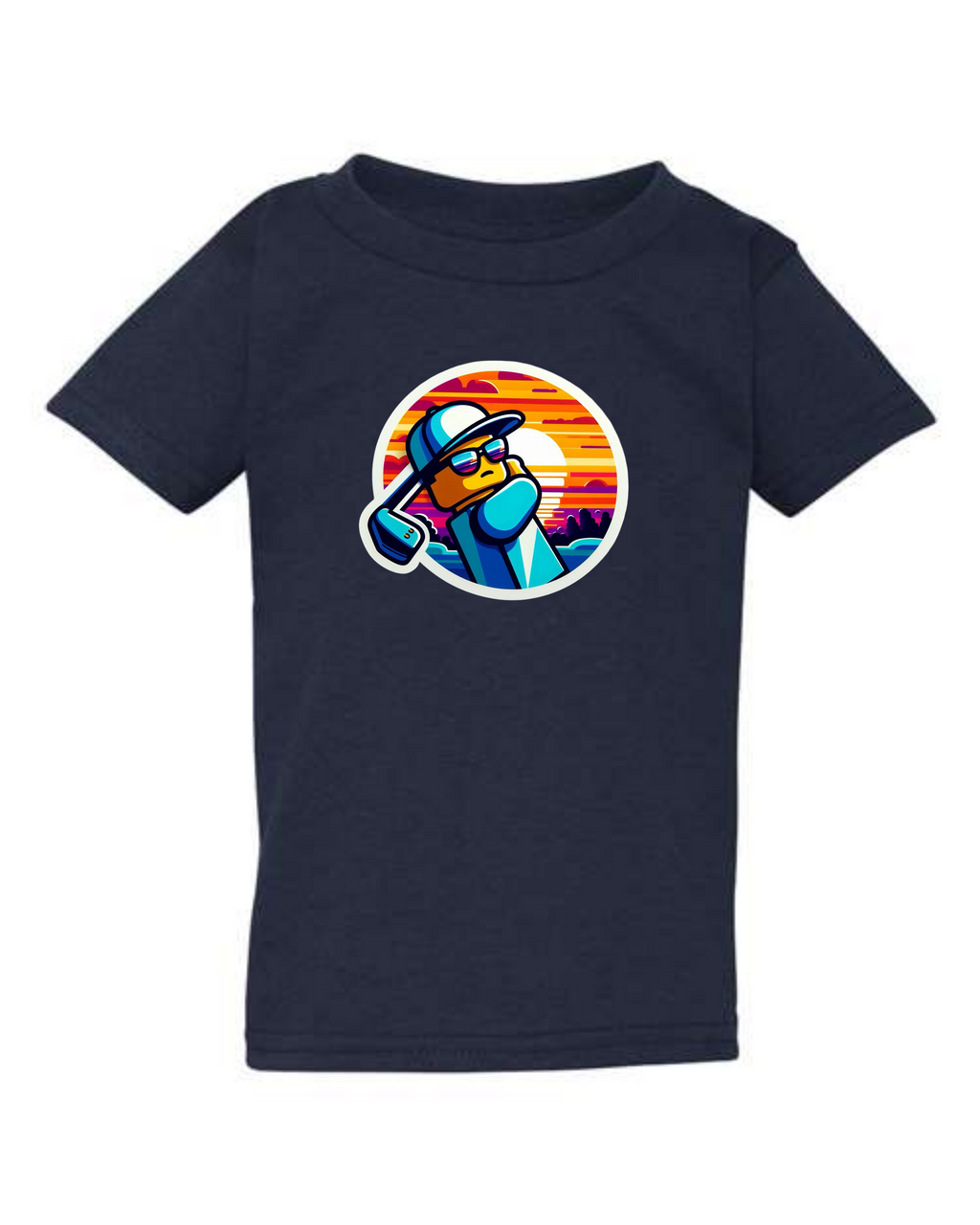 Sunset Golf Toddler Tee - T-Shirt -