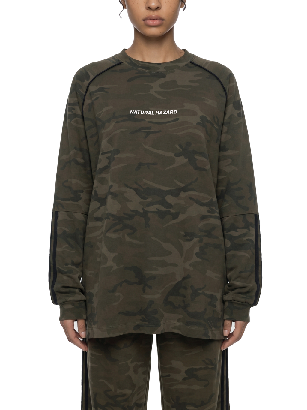 Natural Hazard Oversized Camo Long Sleeve - Long Sleeve -