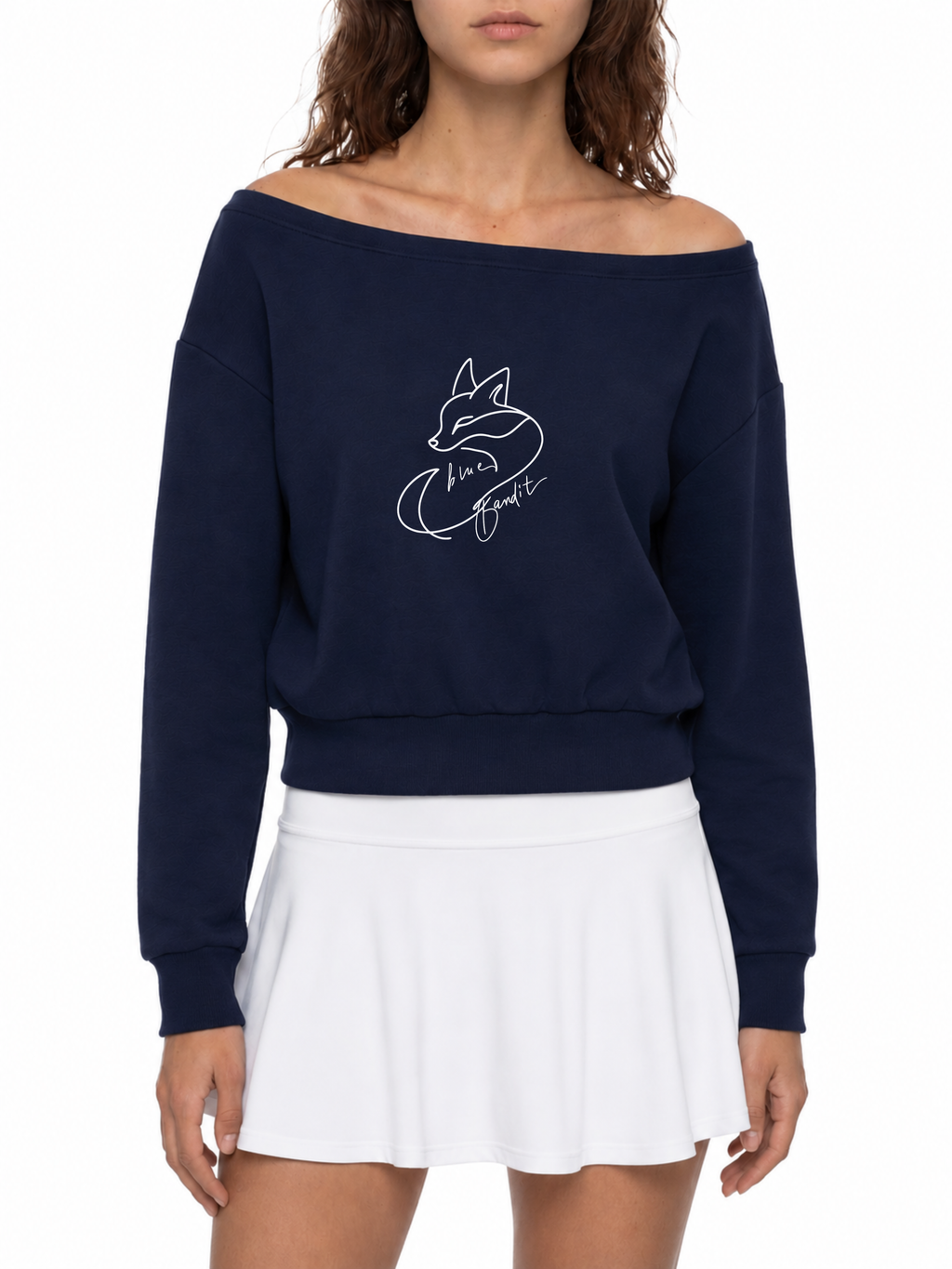 Women's Foxy Off-Shoulder Sweatshirt