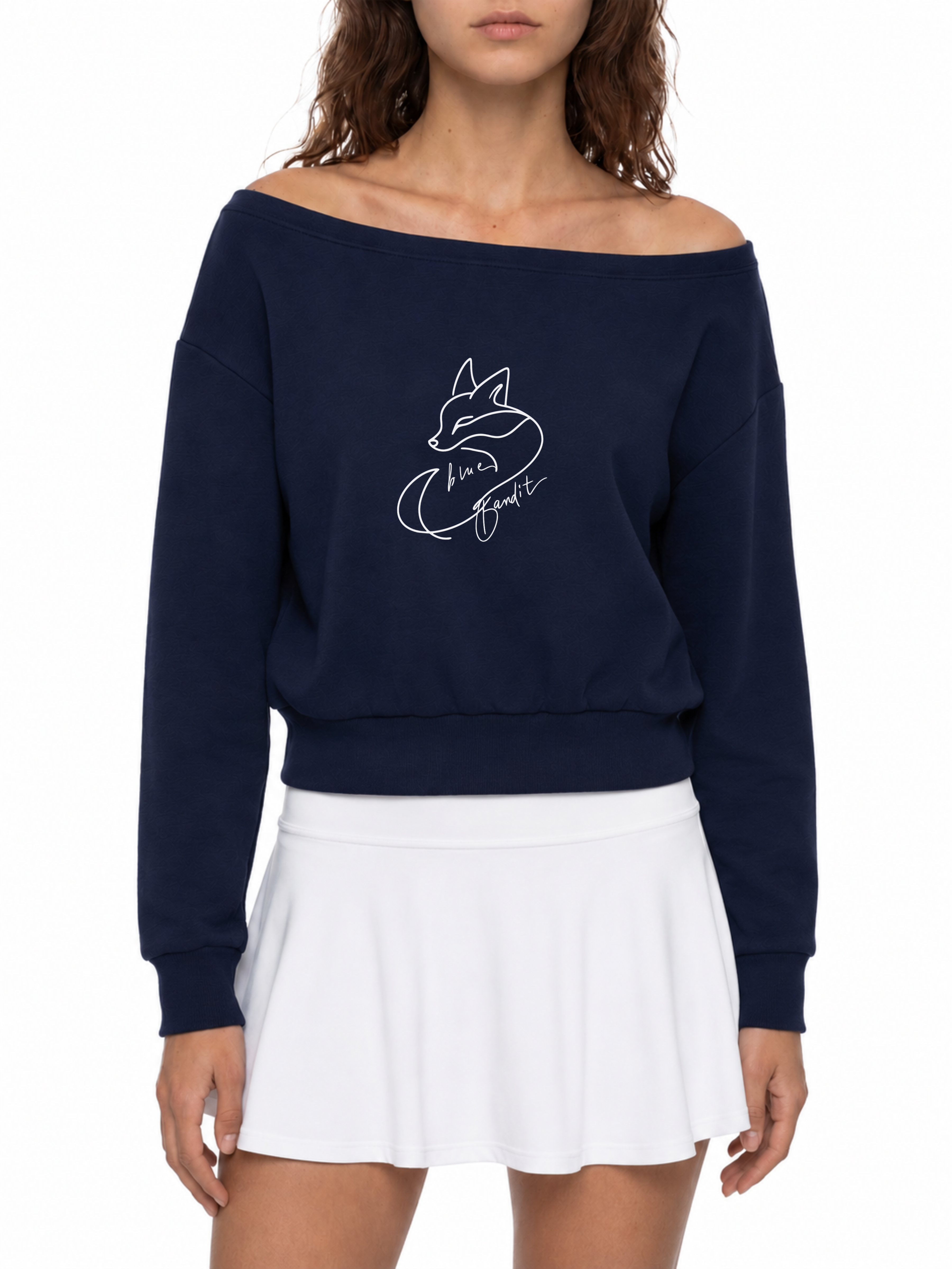 Women's Foxy Off-Shoulder Sweatshirt