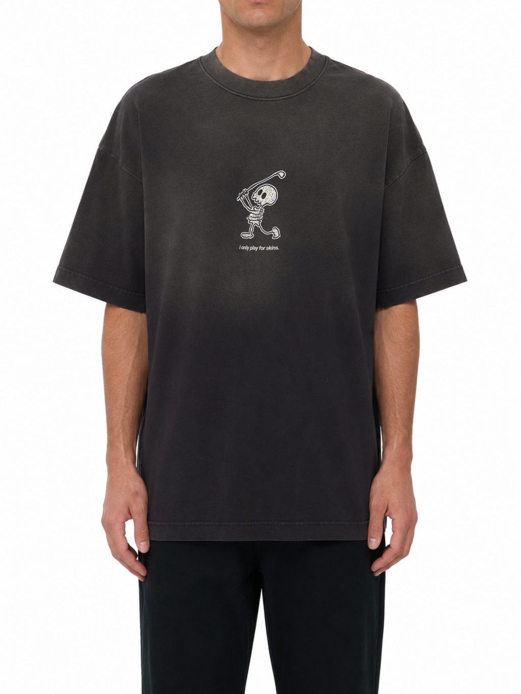 Only Play for Skins Faded Golf Tee – sunfaded T-shirt product photo