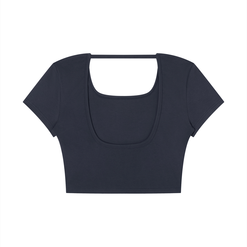 Bandit Golf & Cowboy Club Open Back Cropped T-Shirt - T-Shirt -