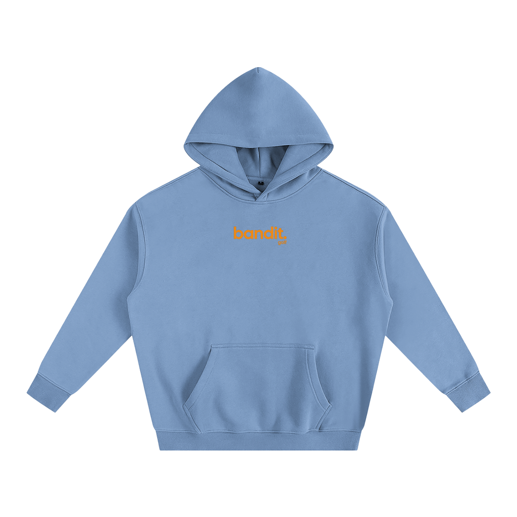 Oversized Fleeced Lucky Golf Hoodie - Hoodie - Medium Blue