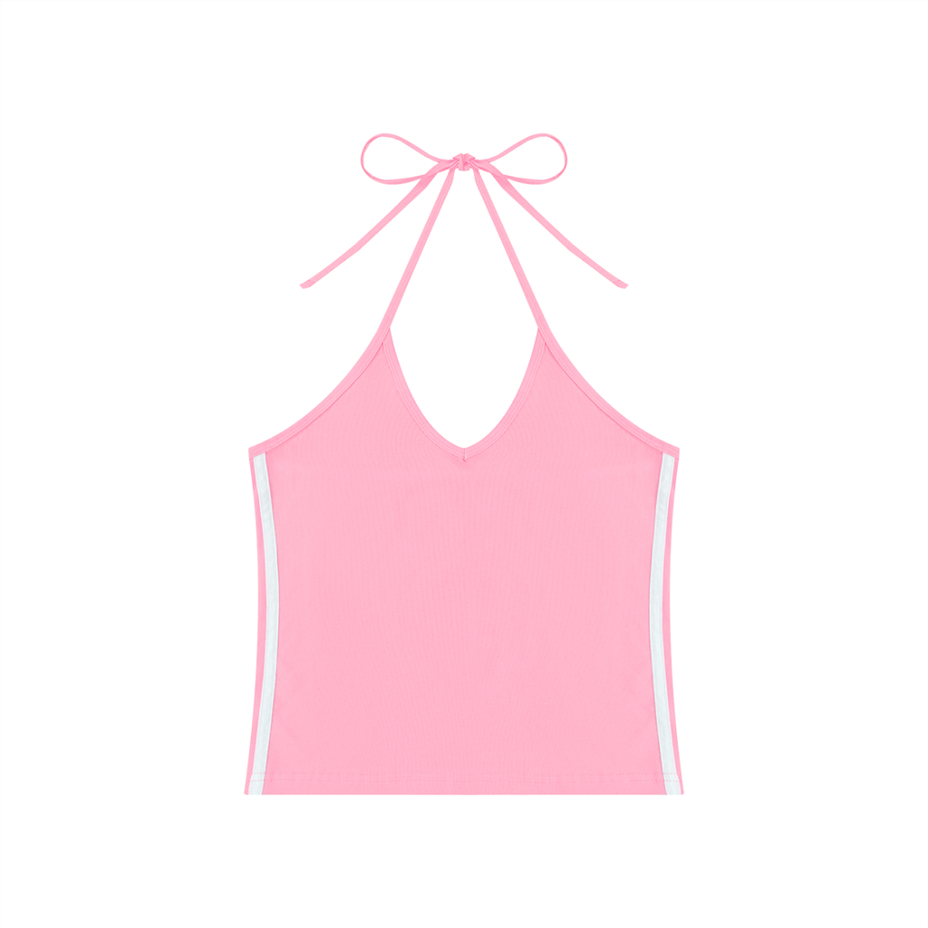 bb Halter Training Cropped Tank - -