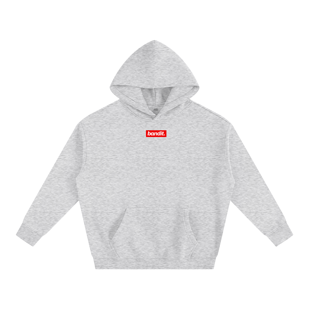 FORE RIGHT Fleeced Hoodie - Hoodie - Flower Gray