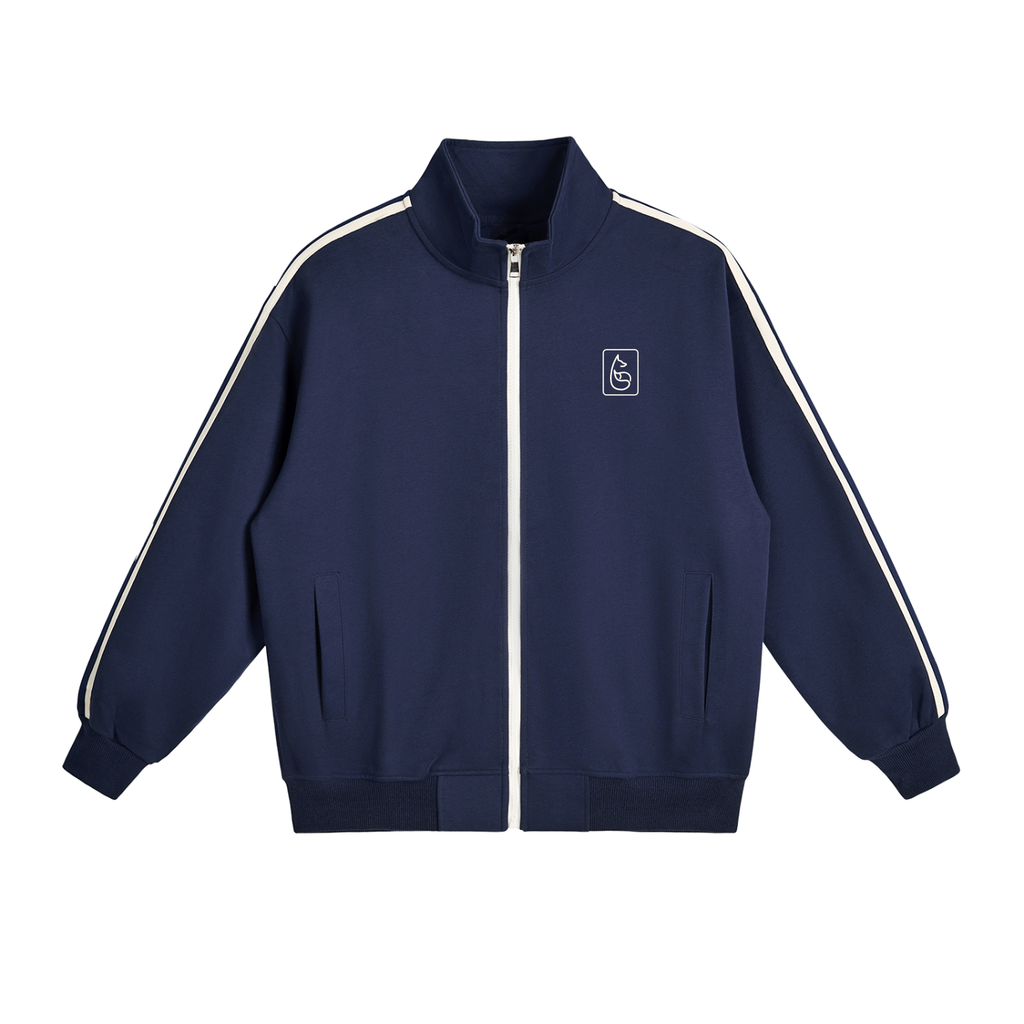Bandit Contrast Side-Stripe Light Golf Jacket - Jacket - Royal Blue