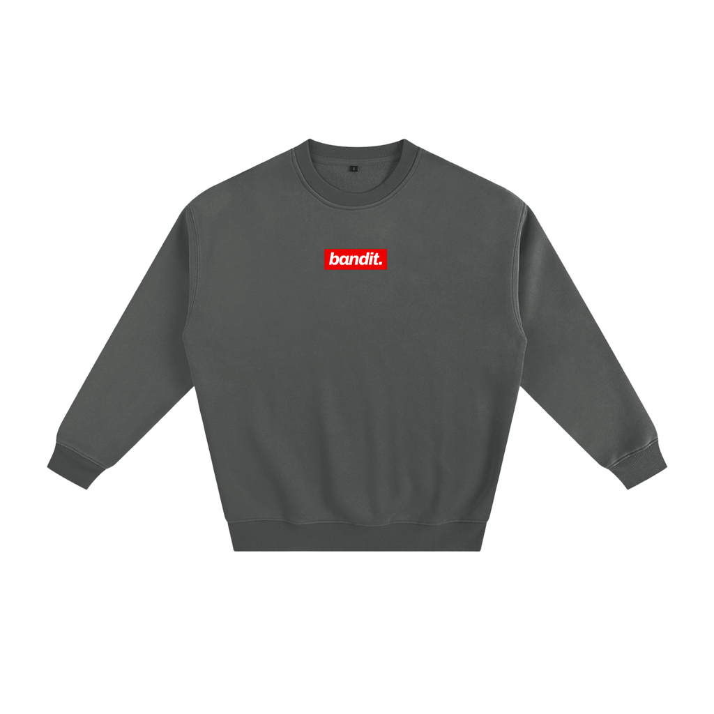 Fore Right Fleeced Sweatshirt - Sweatshirt - Gray