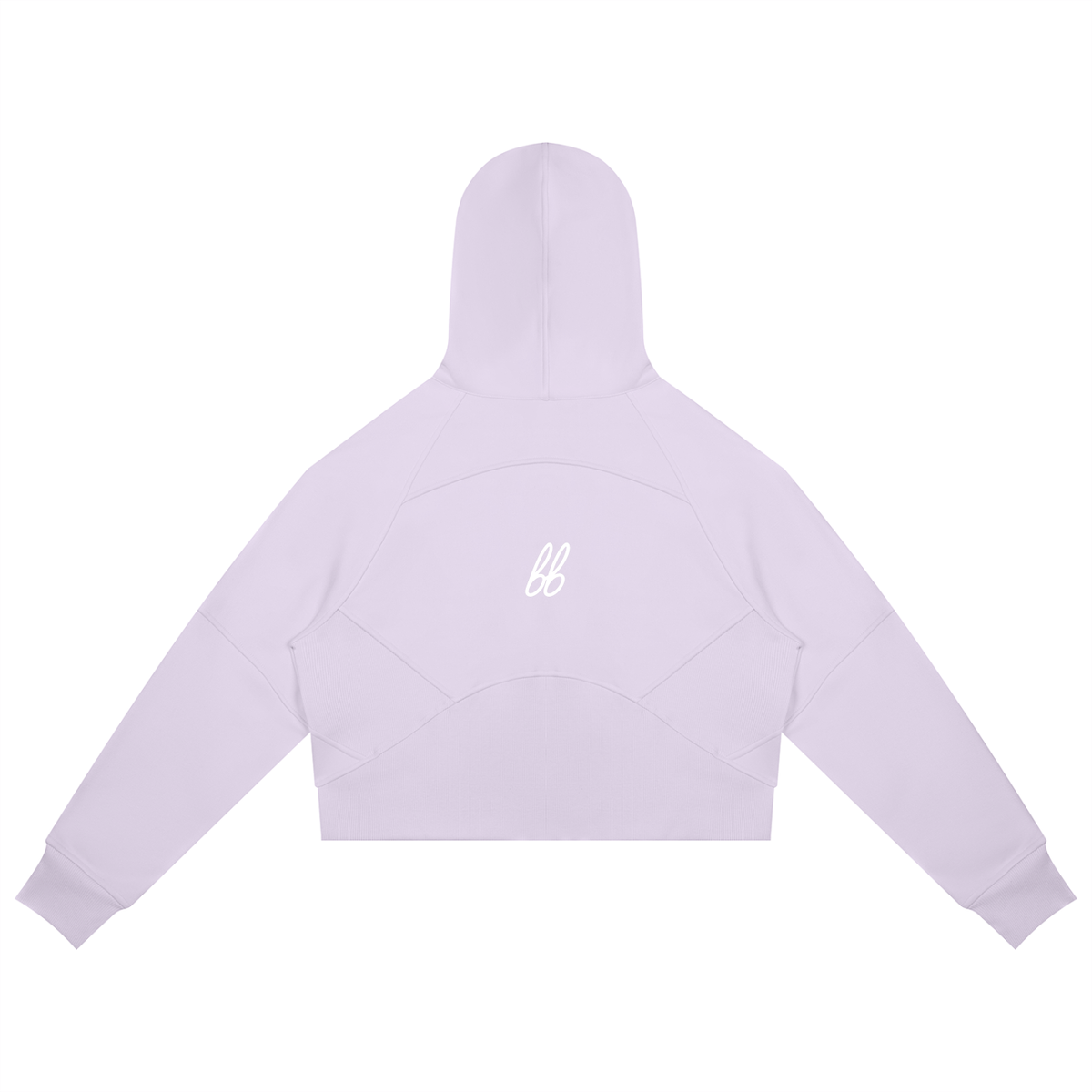 Athletic Cropped bb Hoodie - Hoodie - Light Purple
