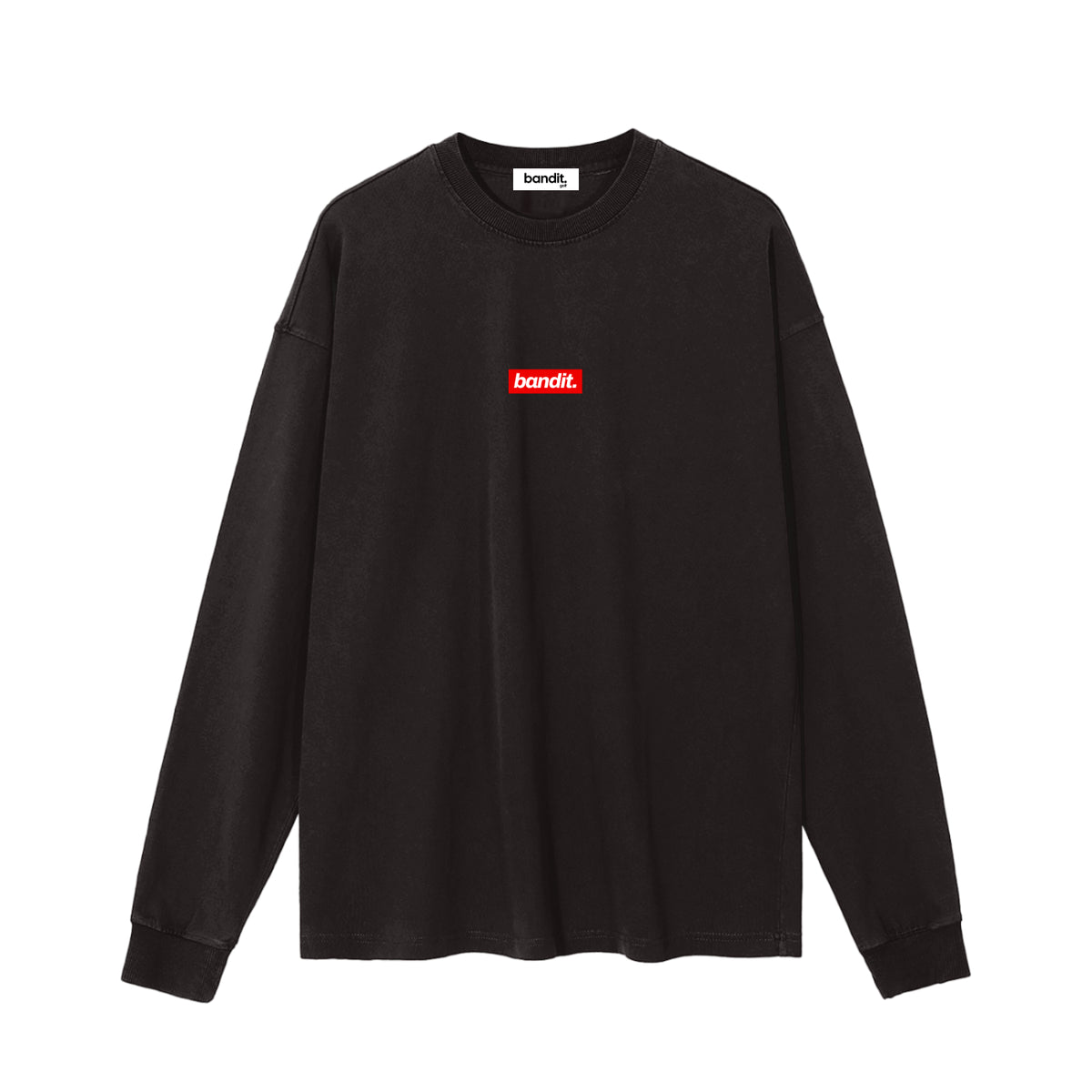 King Me Vintage Washed Long Sleeve Tee - Long Sleeve - Vintage Black