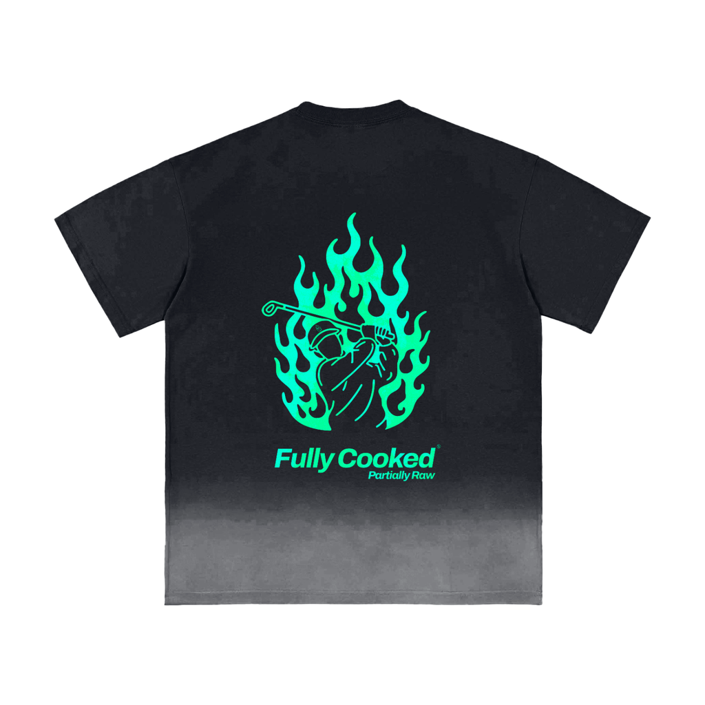 Fully Cooked Sunfade Vintage Washed Tee - T-Shirt -